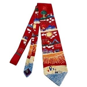 𝅺SAVE the Children Novelty Silk Necktie